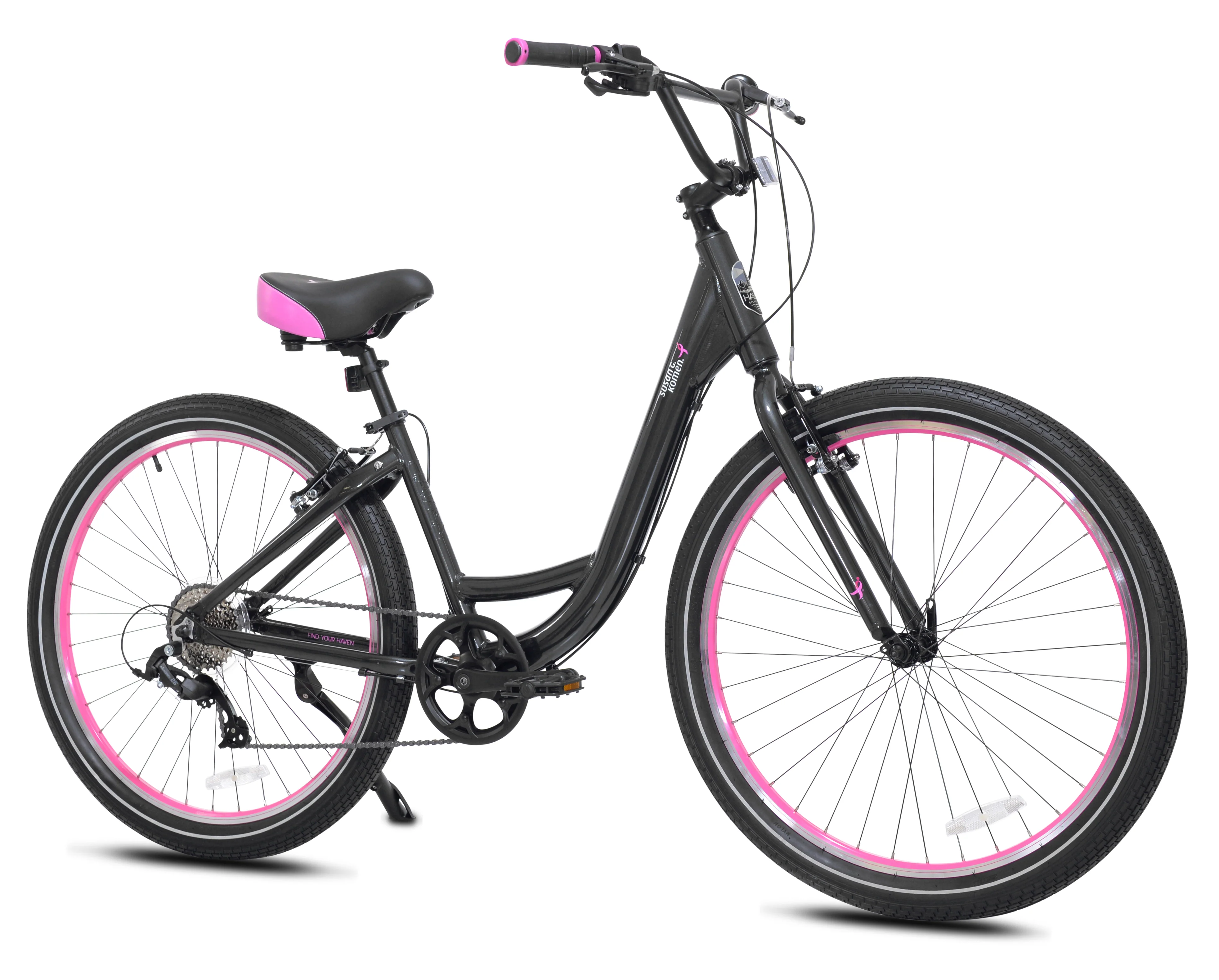27.5" HAVEN SUSAN G. KOMEN 8 | STEP-THRU BEACH CRUISER - Image 4