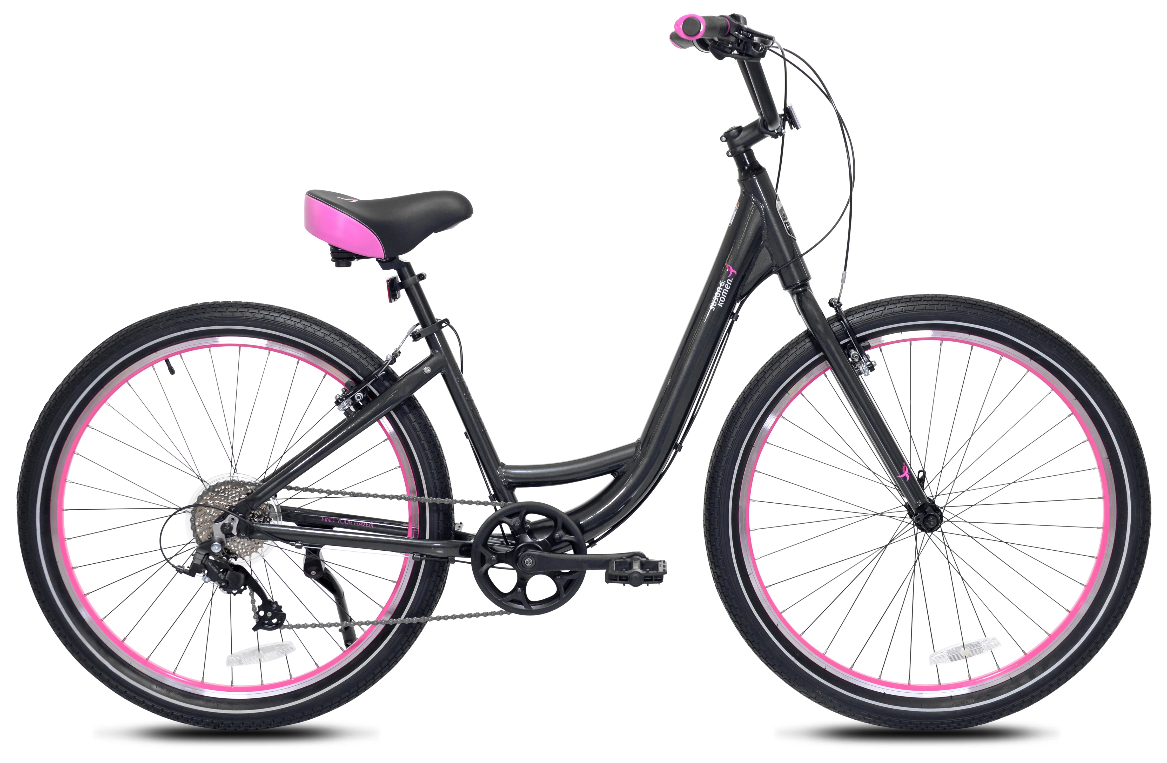27.5" HAVEN SUSAN G. KOMEN 8 | STEP-THRU BEACH CRUISER - Image 5