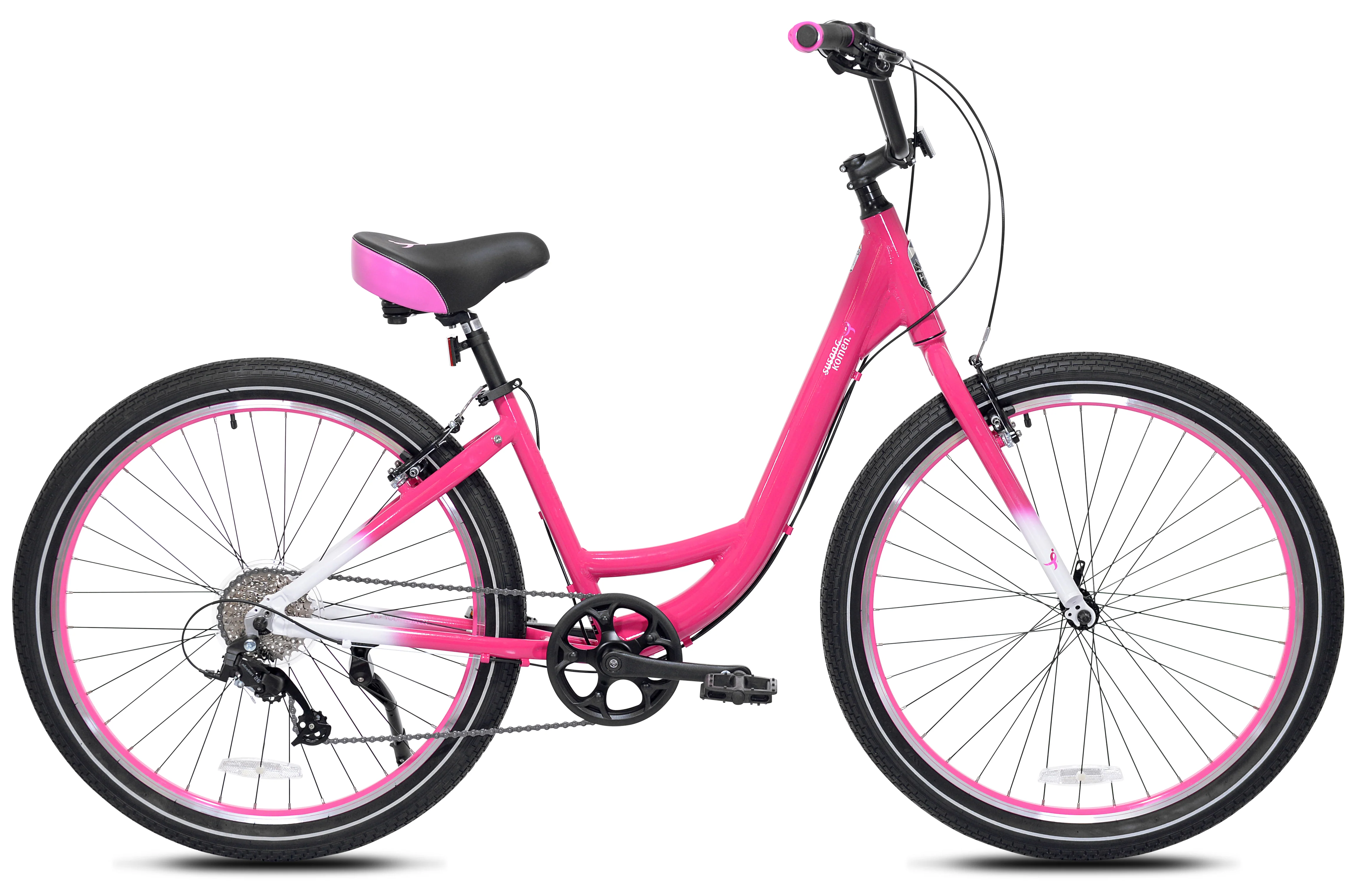 27.5" HAVEN SUSAN G. KOMEN 8 | STEP-THRU BEACH CRUISER - Image 8